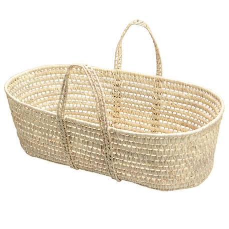 Couffin panier moise en fibres naturelles Beige 1 - vertbaudet enfant 