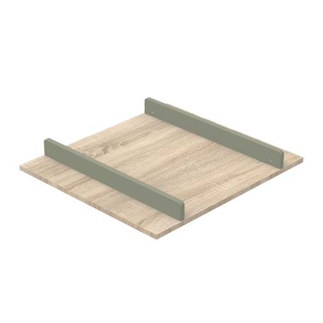 Plan à langer pour commode - eleonore Marron/blanc+Marron/vert 5 - vertbaudet enfant 
