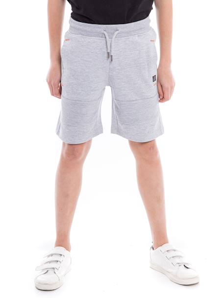 Bermuda molleton banoon garçon Gris clair+Gris foncé 1 - vertbaudet enfant 