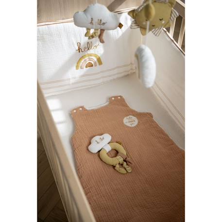 Tour de lit bébé en coton - sunlight Blanc 5 - vertbaudet enfant 