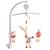Mobile musical en velours - esmee Blanc 1 - vertbaudet enfant 