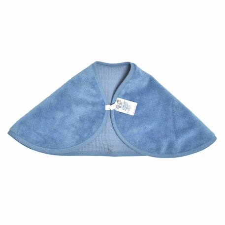 Bavoir d'épaule en gaze de coton et bambou Denim+Gris+Moutarde 4 - vertbaudet enfant 