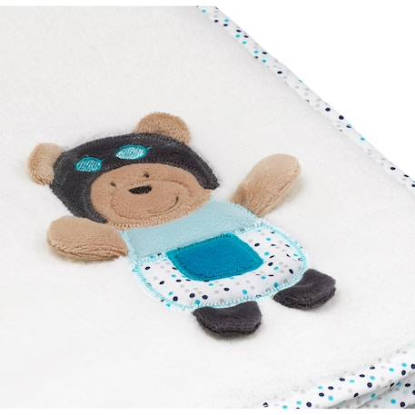 Couverture en polyester - lazare Blanc 2 - vertbaudet enfant 