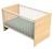 Lit bébé évolutif - little big bed en bois décor chêne miel - cannelle Beige+Marron 1 - vertbaudet enfant 