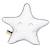 Coussin étoile en coton - hello Blanc 1 - vertbaudet enfant 