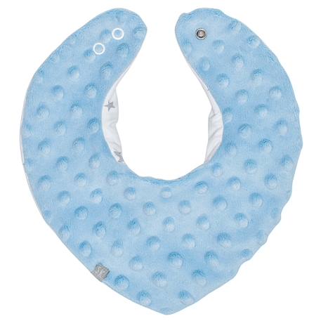 Bavoir bandana cache-cou réversible stella Blanc / bleu+Blanc / ecru+Blanc / gris+Blanc / rose+Gris+Gris/bleu+Gris/rose 2 - vertbaudet enfant 