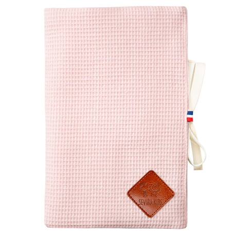 Protège carnet de santé en nid d'abeille Beige+Bleu+Écru+Rose 11 - vertbaudet enfant 
