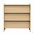 Commode 3 tiroirs façades inclinées en bois décor chêne miel - cannelle Beige+Marron 4 - vertbaudet enfant 