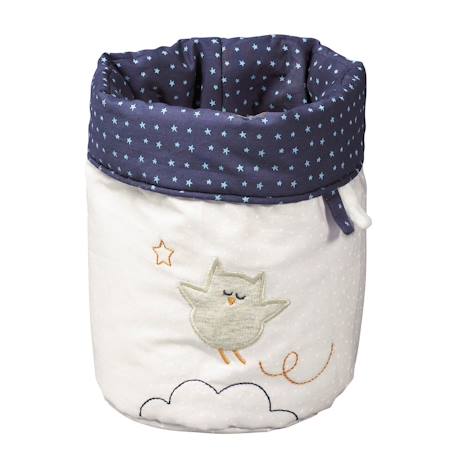 Lot de 3 corbeilles gigogne en tissu en coton - merlin Bleu 2 - vertbaudet enfant 