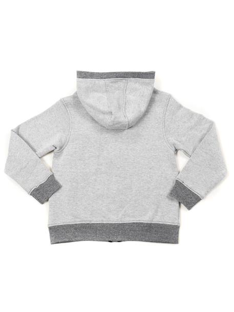 Sweat zippe wafaa garçon Gris 3 - vertbaudet enfant 