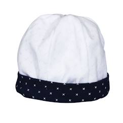 Bonnet de naissance en coton - hello  - vertbaudet enfant