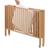 Lit pour enfant à barreaux pliable  avec matelas Blanc+Bois naturel 10 - vertbaudet enfant 