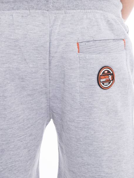 Bermuda molleton banoon garçon Gris clair+Gris foncé 3 - vertbaudet enfant 