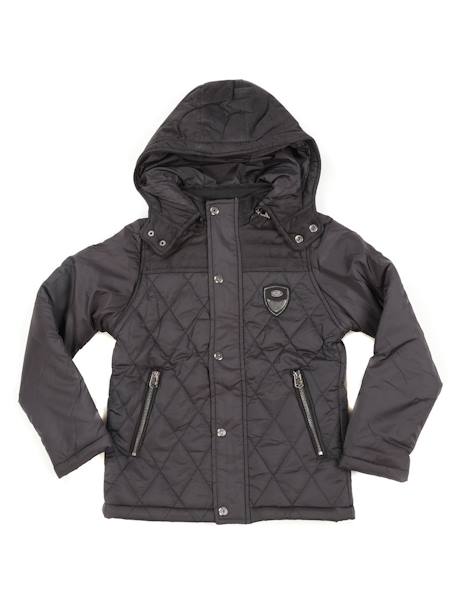 Blouson zinkaby garçon Noir 1 - vertbaudet enfant 