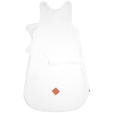 Gigoteuse d'été tog 0,5 en gaze de coton jeanne Beige+Blanc+Blanc à pois or+Bleu ciel+Camel+Écru+Gris clair+Rose+Terracotta+Vert de gris 7 - vertbaudet enfant 