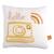 Coussin déco carré en coton - sunlight Blanc 1 - vertbaudet enfant 