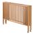 Lit pour enfant à barreaux pliable  avec matelas Blanc+Bois naturel 9 - vertbaudet enfant 