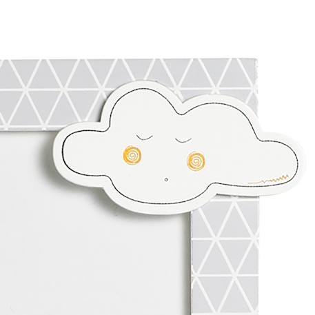 Set de 2 cadres photos enfant en bois - babyfan Gris 4 - vertbaudet enfant 