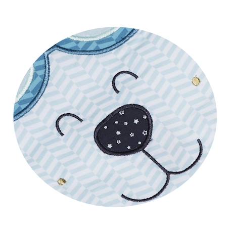 Cape de bain bébé et gant en coton - lazare Blanc 2 - vertbaudet enfant 