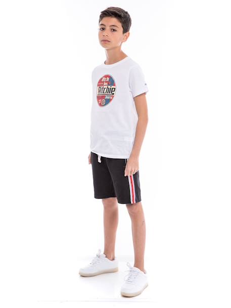 Bermuda molleton bamaga garçon Noir 4 - vertbaudet enfant 