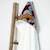 Grande cape de bain en coton et bambou wax fleurs de mariage Bleu+Rouge 6 - vertbaudet enfant 