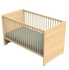 Chambre et rangement-Chambre-Lit bébé, lit enfant-Lit évolutif-Lit évolutif - little big bed en bois décor chêne miel - cannelle