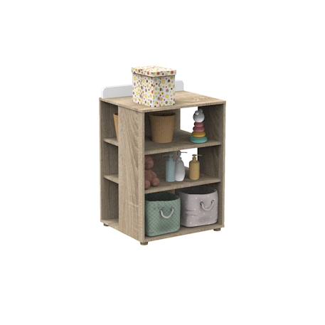 Lit bébé combiné évolutif - nova Blanc+Gris 2 - vertbaudet enfant 
