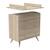 Commode 3 tiroirs - access Marron+Marron/blanc 3 - vertbaudet enfant 