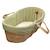Habillage de couffin en gaze de coton pois dorés Blanc+Camel+Vert 12 - vertbaudet enfant 