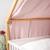 Ciel de lit cabane toile en gaze de coton jeanne 420 x 130 cm Beige+Blanc+Bleu+Camel+Écru+Gris clair+Marron+Rose+Terracotta+Vert de gris 27 - vertbaudet enfant 
