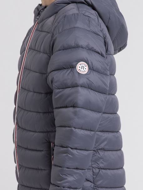 Doudoune légère capuche zilling garçon Bordeaux+Gris+Kaki 7 - vertbaudet enfant 