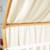 Ciel de lit cabane toile en gaze de coton jeanne 420 x 130 cm Beige+Blanc+Bleu+Camel+Écru+Gris clair+Marron+Rose+Terracotta+Vert de gris 15 - vertbaudet enfant 