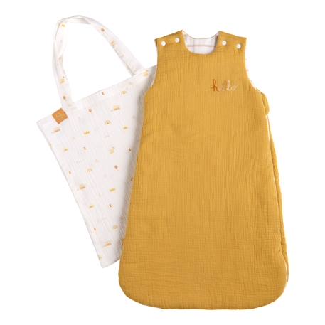 Gigoteuse ouatinée en coton - sunlight Blanc+Jaune 6 - vertbaudet enfant 