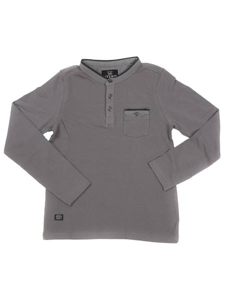 Polo paestum garçon Gris 1 - vertbaudet enfant 