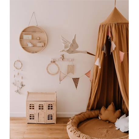 Trophée mural décoration chambre d'enfant, cigogne Beige, cigogne 5 - vertbaudet enfant 