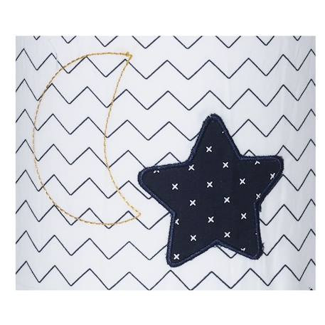 Lampe à poser pieds métal en coton - hello Blanc 2 - vertbaudet enfant 