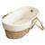 Habillage de couffin en gaze de coton jeanne Beige+Blanc+Bleu+Camel+Écru+Gris clair+Rose+Terracotta+Vert de gris 21 - vertbaudet enfant 