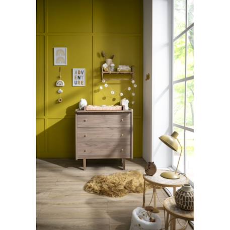 Plan à langer pour commode - jazzy Marron 3 - vertbaudet enfant 