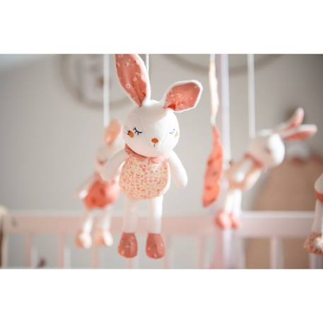 Mobile musical en velours - esmee Blanc 2 - vertbaudet enfant 