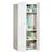 Armoire 2 portes bébé en mélamine - teddy Blanc 2 - vertbaudet enfant 