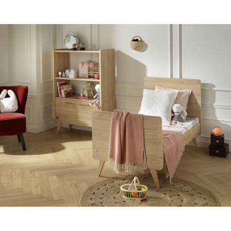 Lit bébé évolutif - arty Marron 6 - vertbaudet enfant 