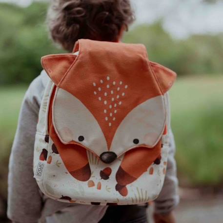 Sac à dos maternelle et crèche animaux Jaune+Orange+Rose 8 - vertbaudet enfant 