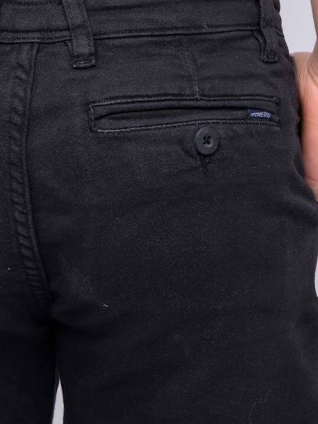 Bermuda chino bavolta garçon Beige+Bleu marine+Cognac+Marron+Noir+Rouge framboise 19 - vertbaudet enfant 