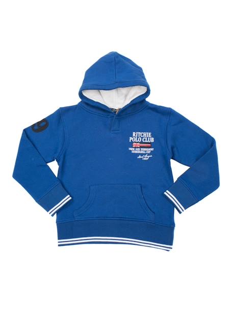 Sweat white garçon Bleu 1 - vertbaudet enfant 