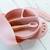 Assiette bébé à ventouse en silicone Caramel+Jaune+Rose clair+Terracotta 15 - vertbaudet enfant 