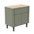 Commode un tiroir et 2 portes - eleonore Vert 2 - vertbaudet enfant 
