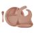 Coffret repas comme un grand assiette cuillère bavoir Caramel+Nude+Rose clair+Terracotta+Vert amande 1 - vertbaudet enfant 