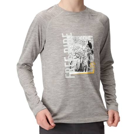 T-shirt polyester burnlee Gris argenté 3 - vertbaudet enfant 