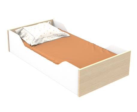 Kit d'évolution lit bébé à lit junior - nature Blanc 2 - vertbaudet enfant 