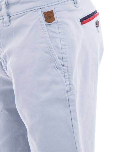 Bermuda chino slim berkley garçon Bleu ciel+Rouge 3 - vertbaudet enfant 